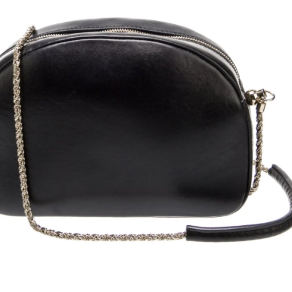 Sézane Black Leather Crossbody Bag - Picture 4 of 5